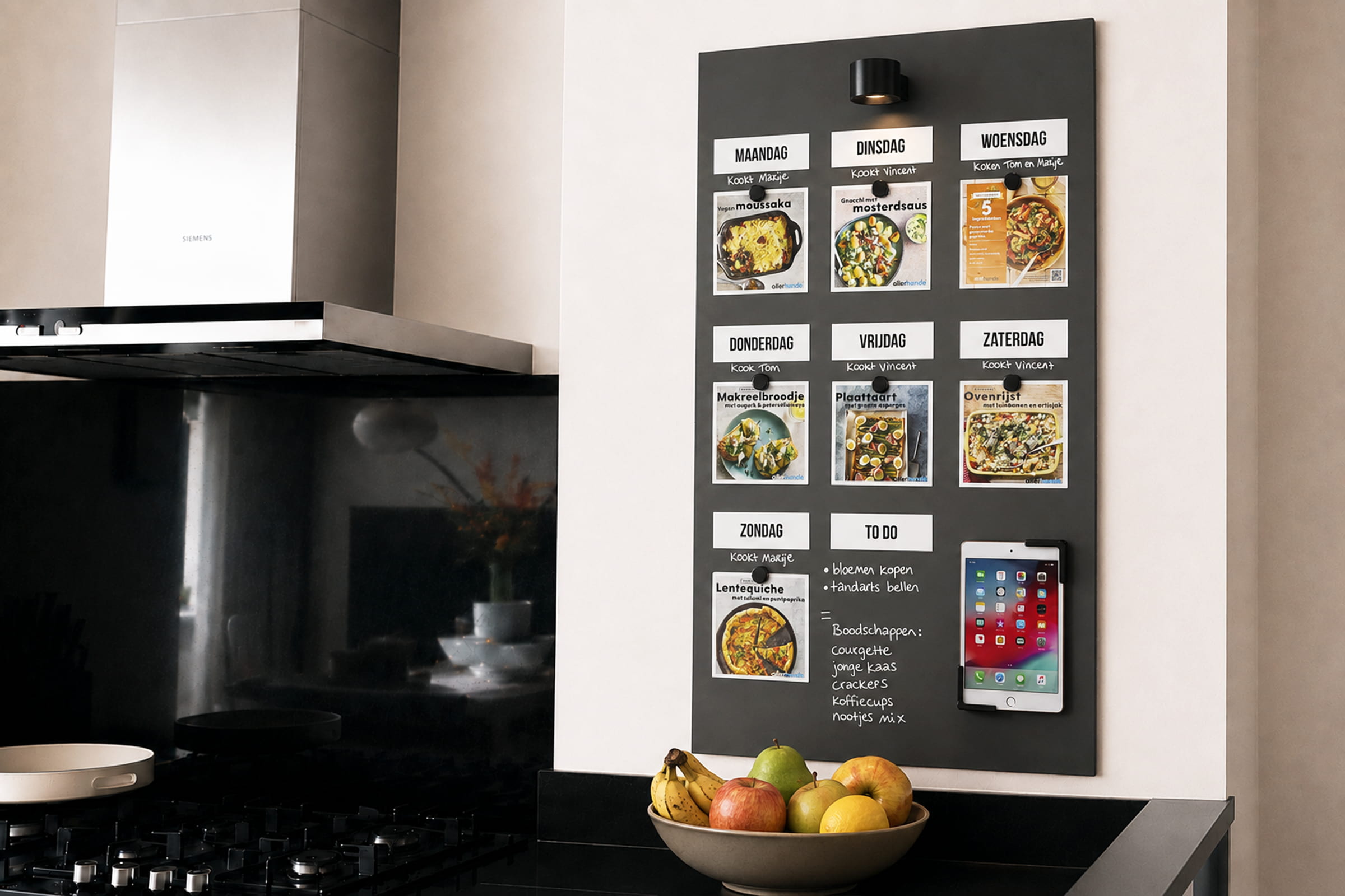 5 manieren om een magneetbord in de keuken te gebruiken