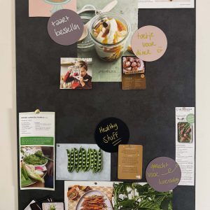 Beschrijfbare magneetlabels (4) rond