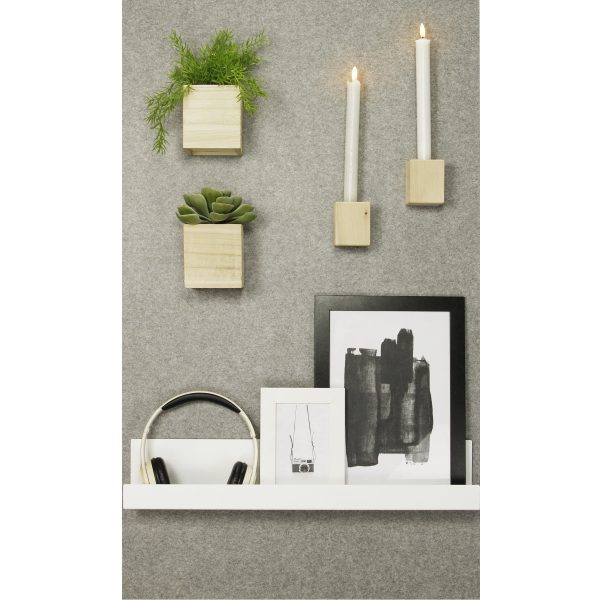 magneetbord vilt grijs