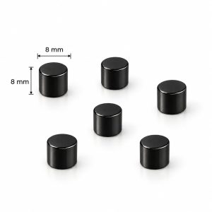 magneten zwart neodymeum 8 mm