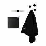Set schrijven en schoonmaken black