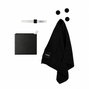 Set schrijven en schoonmaken black