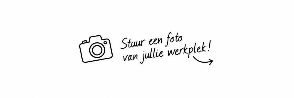 stuur je foto van de werkplek