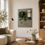 magneetwand olijfgroen 2 styling