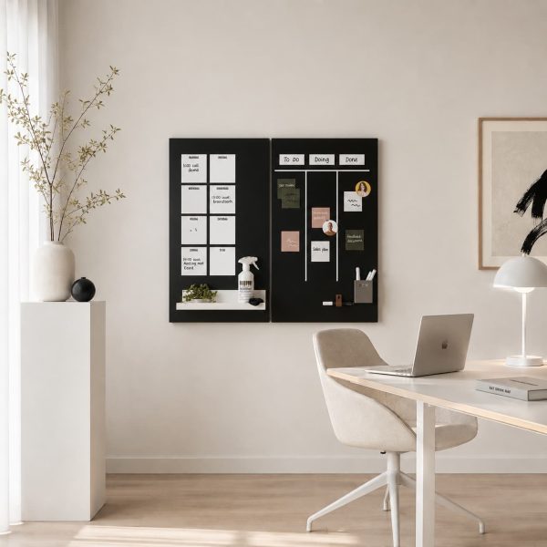 magneetwand zwart 2 styling kantoor