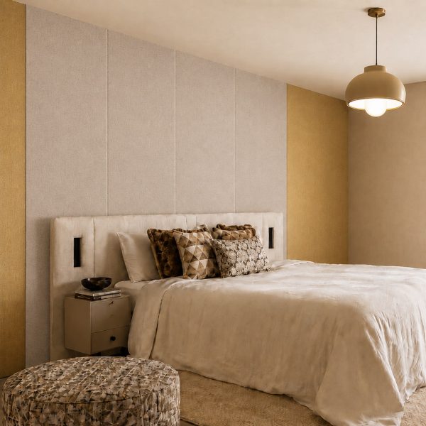 Vilt wandpanelen taupe Vilt wandpanelen taupe