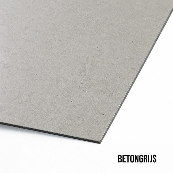 Design beton grijs staal sample