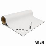 Magnetisch krijtbehang – luxe wit mat rol