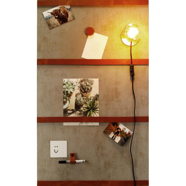 Design magneetbord - beton goud