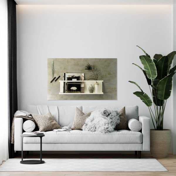 Design magneetbord - beton goud