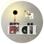 Design magneetbord betongrijs 4