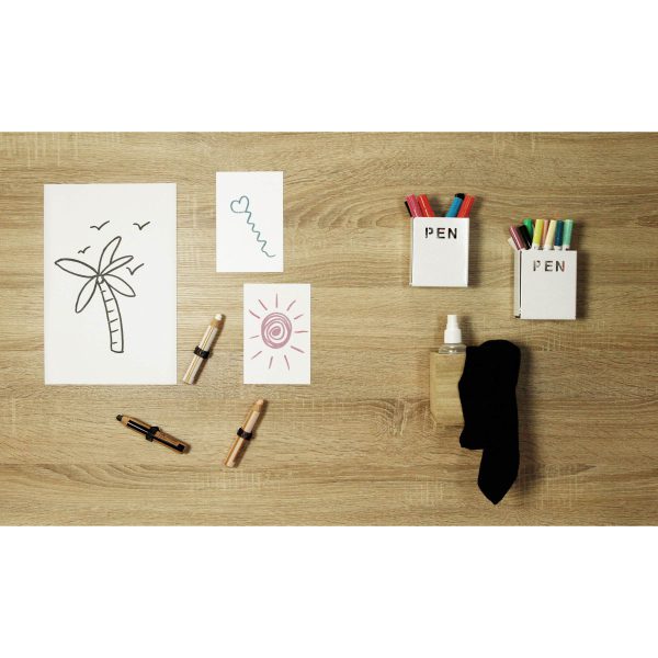 Design magneetbord - eikenhout