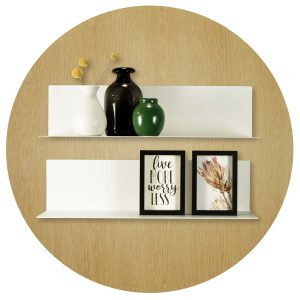 Design magneetbord - eikenhout rond