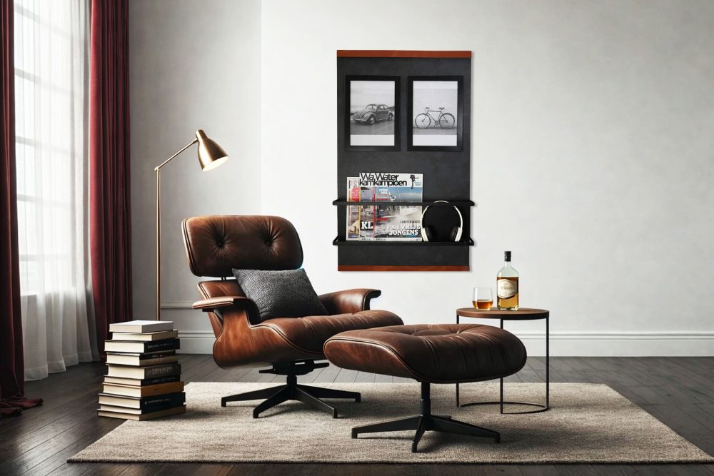 Design magneetbord leisteen