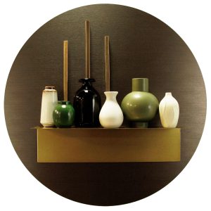 Design magneetbord - metallic brons