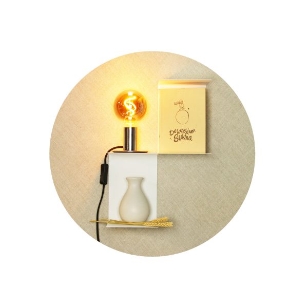 Design magneetbord rond fabric sand