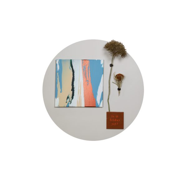 Design magneetbord rond kiezel