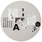 Design magneetbord rond kiezel
