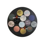 Design magneetbord rond leisteen