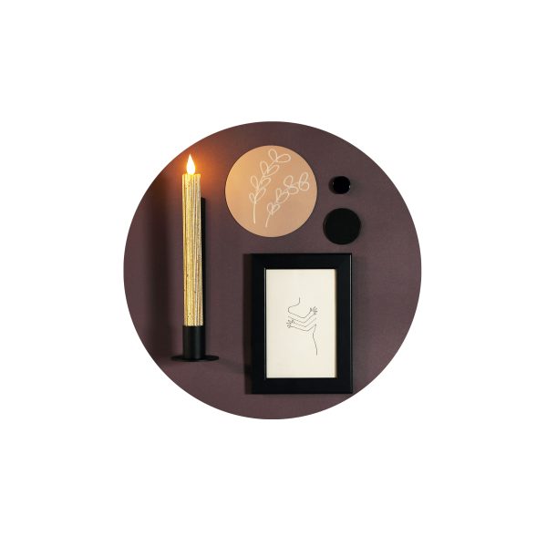 Design magneetbord rond mauve paars