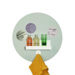 Design magneetbord rond pastel groen