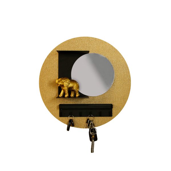 Design magneetbord rond ultra goud