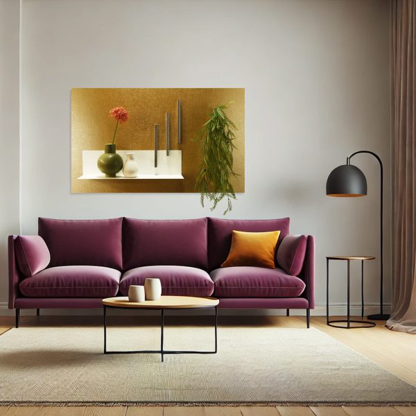 Design magneetbord - ultra goud