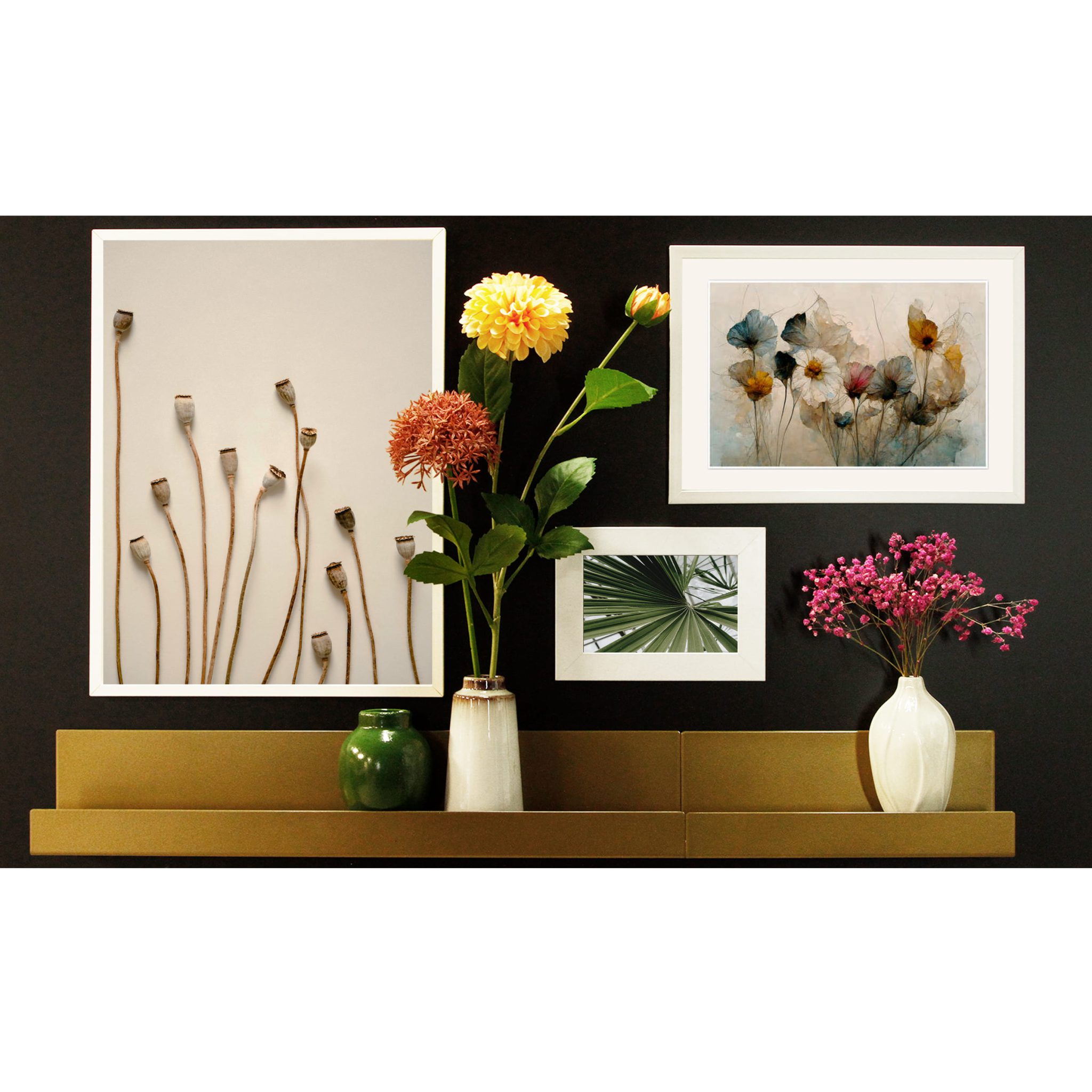 Maison Exclusive - Magneetbord voor aan de wand 50x50 cm glas