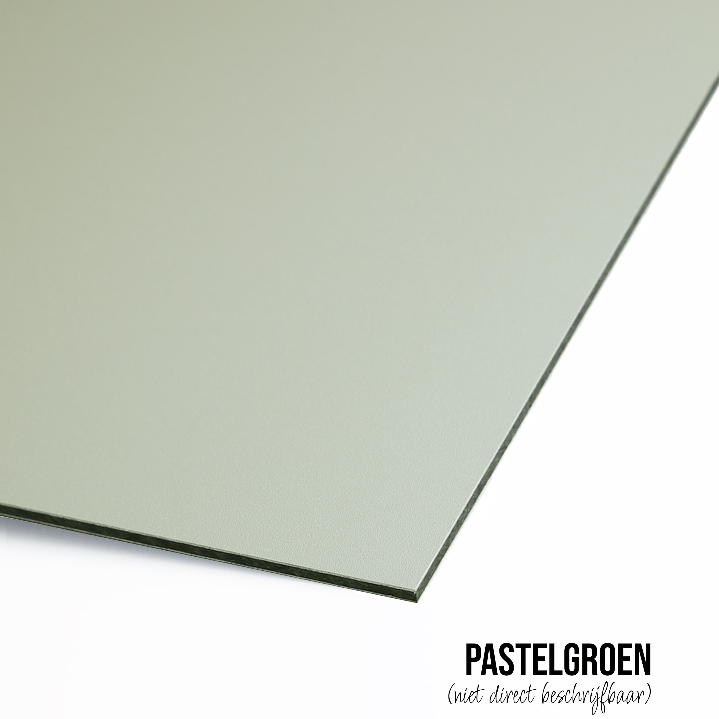 Design pastelgroen naam ndb sample staal Design pastelgroen