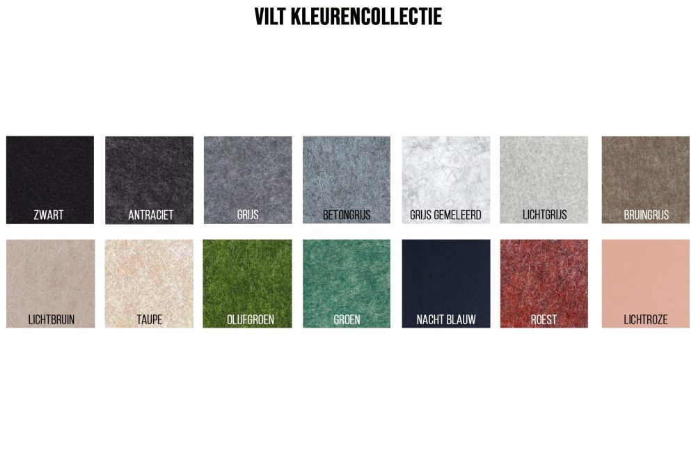 Kleurencollectie vilt