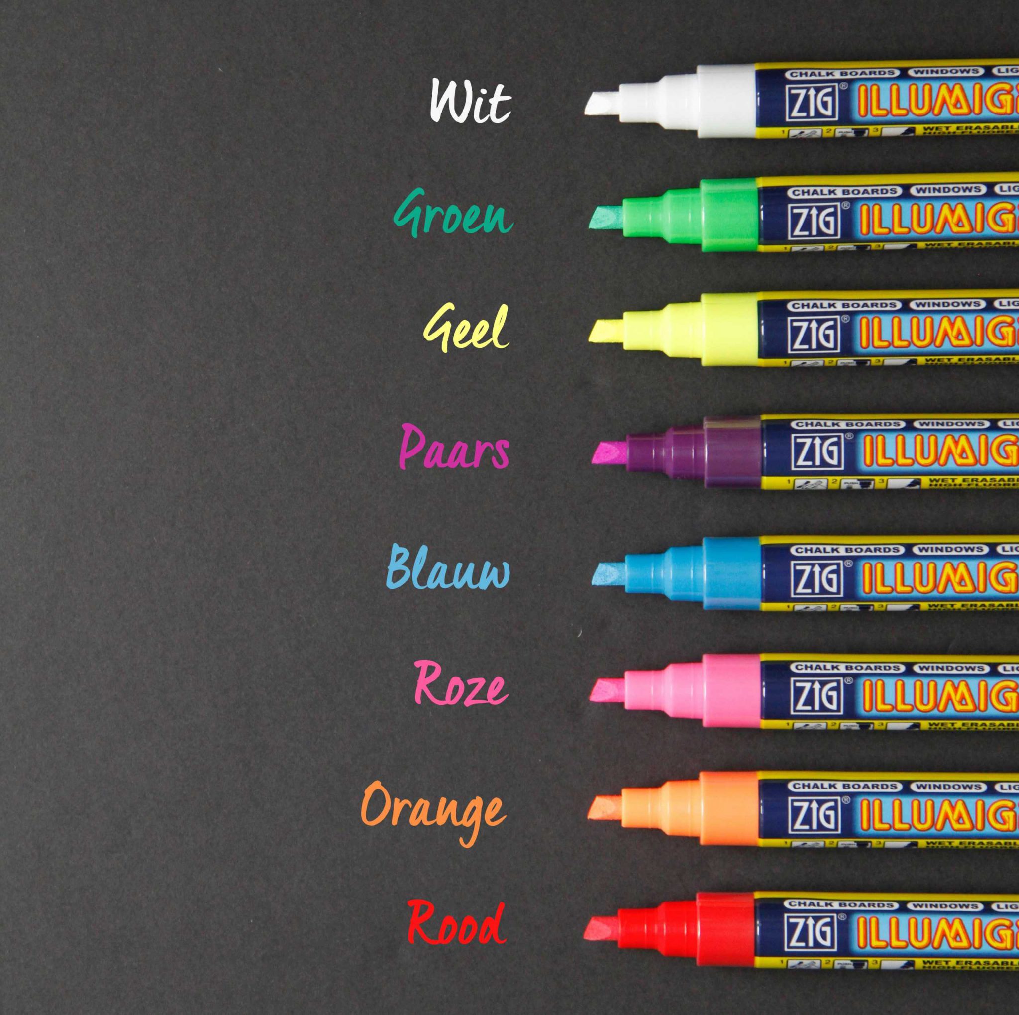 Krijtbord stiften set (8) - Atelier Kamer26