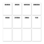 Weekplanner magneet MAGNETISCH wit (8)