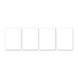 Magneet whiteboardjes MAGNETISCH BLANCO wit (4)