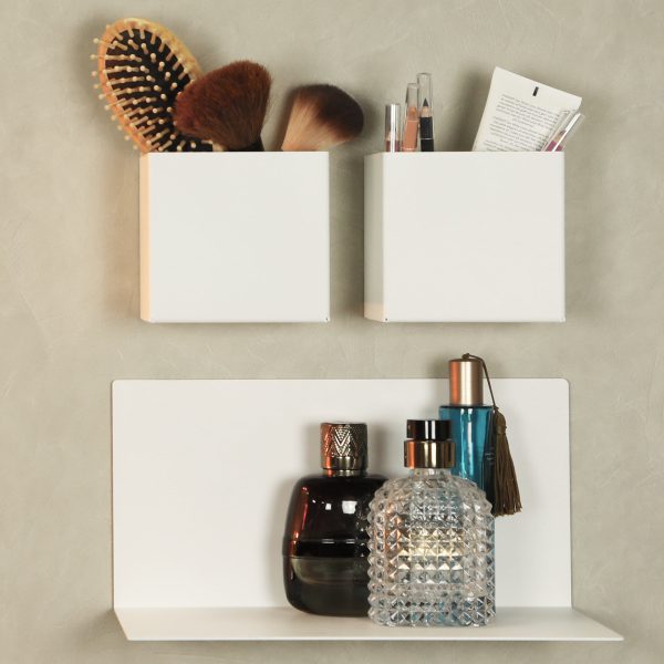 Magneetbakje staal wit