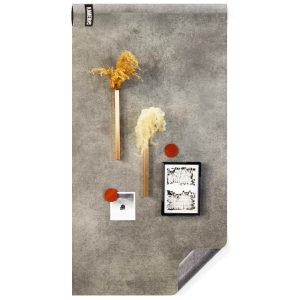 Magneetbehang betongrijs rol styling 2-3