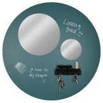 Magneetbord rond denim