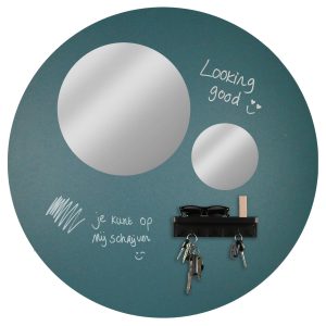 Magnetisch krijtbord rond denim