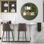 Magneetbord rond olijfgroen
