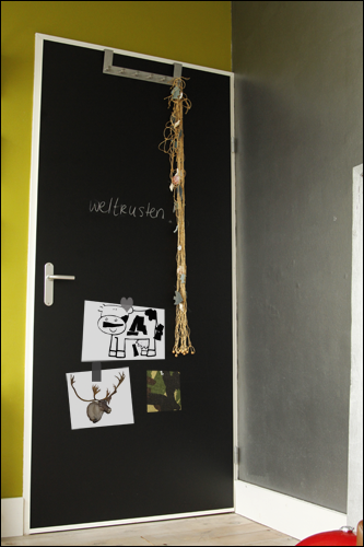 Handschrift code strategie Woonidee: magneetbord en krijtbord - Atelier Kamer26