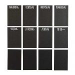 Magneetbordjes MAGNETISCH BLANCO zwart 10×15 (4)