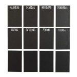 Magneetbordjes MAGNETISCH BLANCO zwart 10×15 (4)