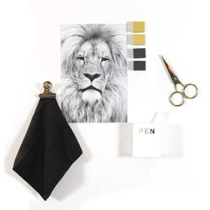 Magneetposter LION