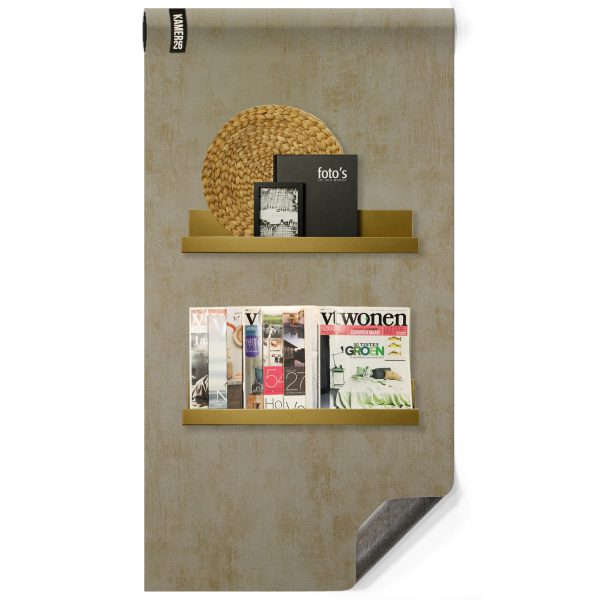 Magnetisch designbehang- luxe beton goud