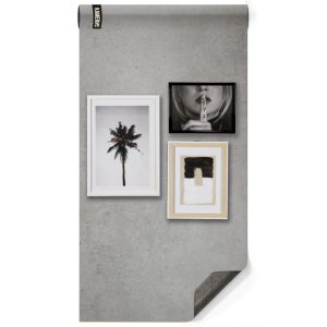 Magnetisch designbehang- luxe beton grijs 2.1