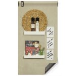 Magnetisch designbehang - luxe beton nude