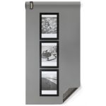 Magnetisch designbehang - luxe grijs soft