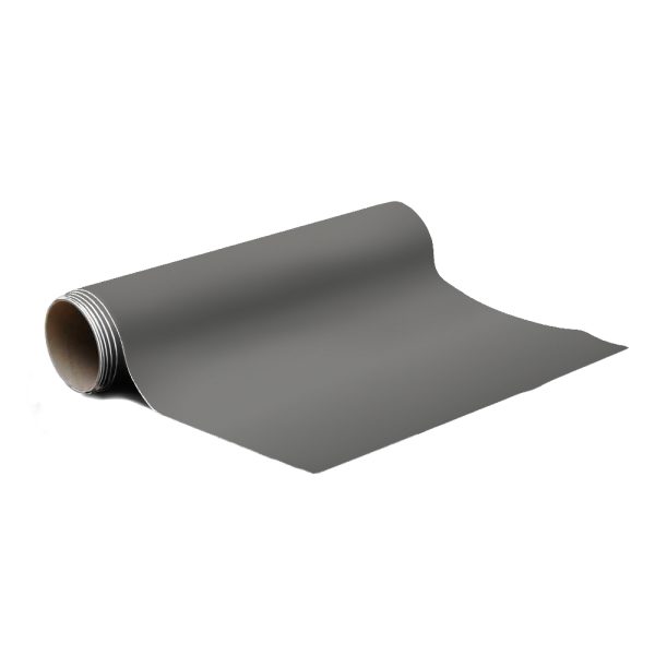 Magnetisch designbehang - luxe grijs soft behangrol