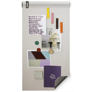 Magnetisch designbehang - luxe kiezel
