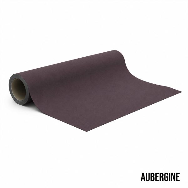 Magnetisch designbehang – luxe aubergine rol