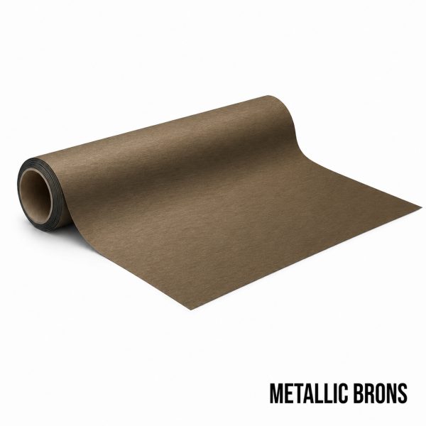 Magnetisch designbehang – luxe metallic brons